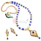 Special Alloy Pendant Necklace with Earrings