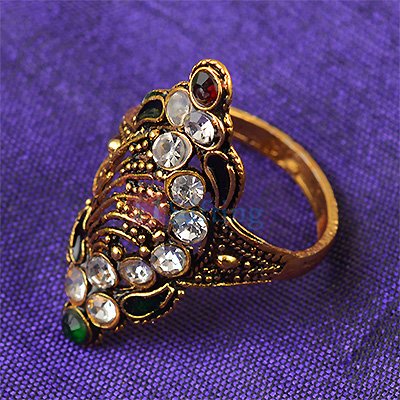 Fancy Golden Diamond Ring for Gift to Loved Ones