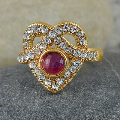 Amazing Heart Shape Diamond Ring Gift for Loving Ones