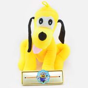 Pluto Dog Stuffed Teddy with Amazing Minion Kids Rakhi