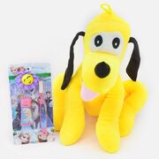 Gorgeous Pluto Dog Stuffed Teddy with Kids Rakhi