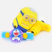 Gorgeous Doraemon Kids Rakhi with Stylish Minions Kids Toy