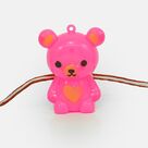 Pink Teddy Rakhi with Heart 