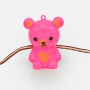 Pink Teddy Rakhi with Heart 