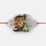 Bal Ganesha Rakhi with Mushak 