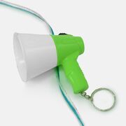 White and Blue Color Mic Rakhi with Light for Kids