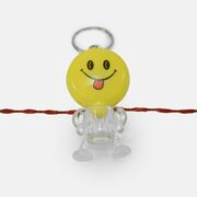 Happy Emoji Keychain Rakhi