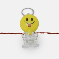 Happy Emoji Keychain Rakhi