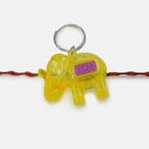 Lighting Elephant Keychain Rakhi