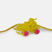Green Riding Santa Claus Kids Rakhi
