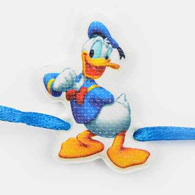 Donald Duck White Base blue Dorie kids Rakhi