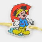 Mickey Mouse with Red umbrella Kids Rakhi