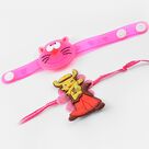 Funny Chota Bheem Rakhi with Pink Handband