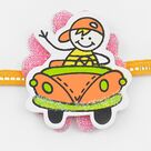 Little Boy Driving Car- Cartoon Kids Rakhi