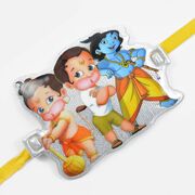 Little Hanuman With Krishna Design Rakhi 