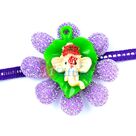 Ganesha with Paan on Floral Designer Rakhi for Kids