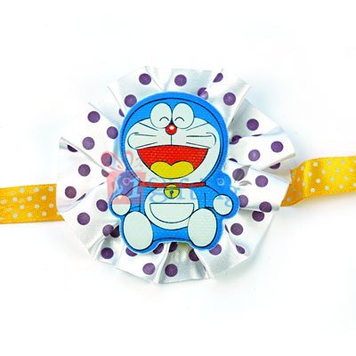 Doraemon Flower Rakhi for Kids