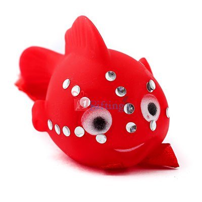 Red cute crystal clear eyes Nemo fish Rakhi