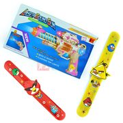 Laser Sound Gun-Kids Toy n Angry Birds Rakhi Bands Pair