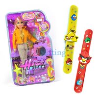 Hip-Hop Model-Doll n 2 Rakhi Bands-Angry Birds