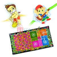 Snake n Ladder-Ludo n Bal Hanuman-Ganesha Rakhi for Kids