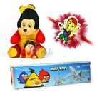 Cutty Monkey n Angry Birds-Air Bus with Little Ganesha Kids Rakhi