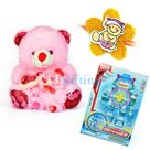 Cute Teddy Bear Pinky n Star Defender Kids Toy n Kids Rakhi