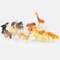 14 Animals World with Jungle Map