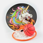 Basket Ball Kit Set for Kids Playing Indoor or Outdoor Basket Ball Hanging Board