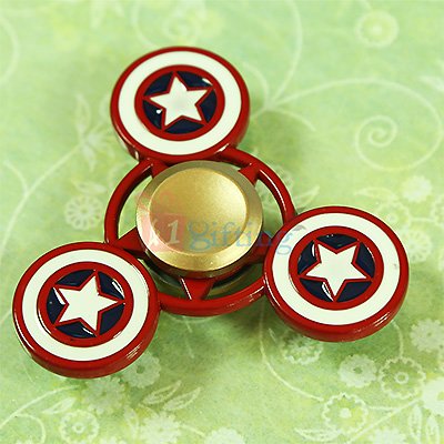 Pure Metalic Captain America Superb Quality Spinner