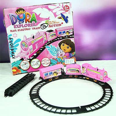 Dora the Explorer Train with Track Kids Toy Gift