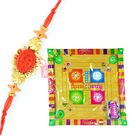 Carrom Board-Yuvraj for Kids with Tari Swastik Rakhi for Brother