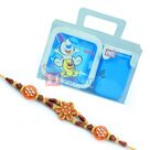 Hiroo-Tiffin Box-Water Cup with Thread Rakhi