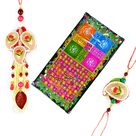 Snake n Ladder with Ludo Game n Awesome Bhaiya Bhabhi Rakhi Pair