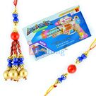 Laser Sound Gun Toy with Beads Bhaiya-Bhabhi Rakhis