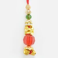 Leafy Designer Colorful Lumba Rakhi for Sister-In-Law