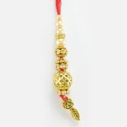 Leafy Designer Colorful Lumba Rakhi 