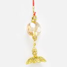 Crystal Glass Beautiful Lumba Rakhi for Bhabhi