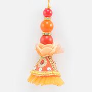 Big Attractive Looking Beads with Zardosi Work Base New Lumba Rakhi