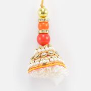 Fine Work of Beads and Cotton Special Lumba Rakhi for Bhabhi