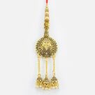 New Design ed Peacock Special Meena Work Beaded Lumba Rakhi 