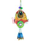 Very Attractive Colorful Peacock Feather Designer Lumba for Bhabhi