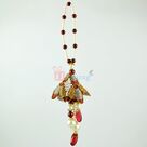 Traditional Lumba Rakhi for Bhabhi with Zardozi Pearl and Beads