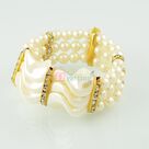 Excellent Pearl Designer Diamond Bracelet for Bhabhi