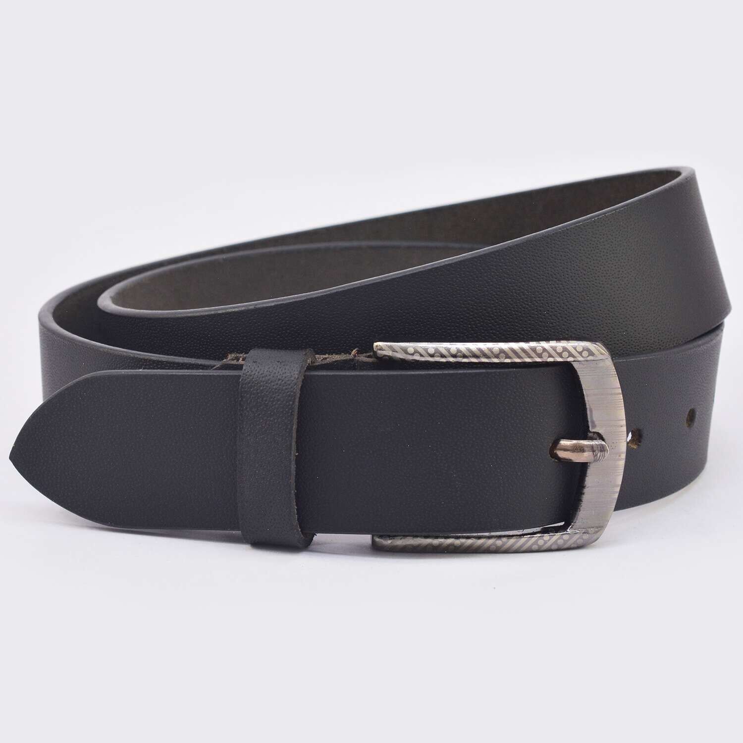 Buy or send Black Color Simple and Attractive Mens Leather Belt Online