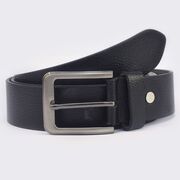 Black Color Amazing Looking Buckle Leather Belt 