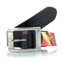 Graceful and Official Leather Belt for Men Danmaneo Print
