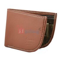 Leather Wallet for Men with Card Holder in Brown