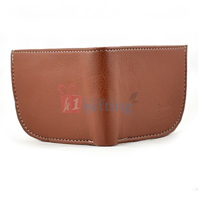 Leather Wallet for Men with Card Holder in Brown
