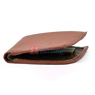 Leather Wallet for Men with Card Holder in Brown
